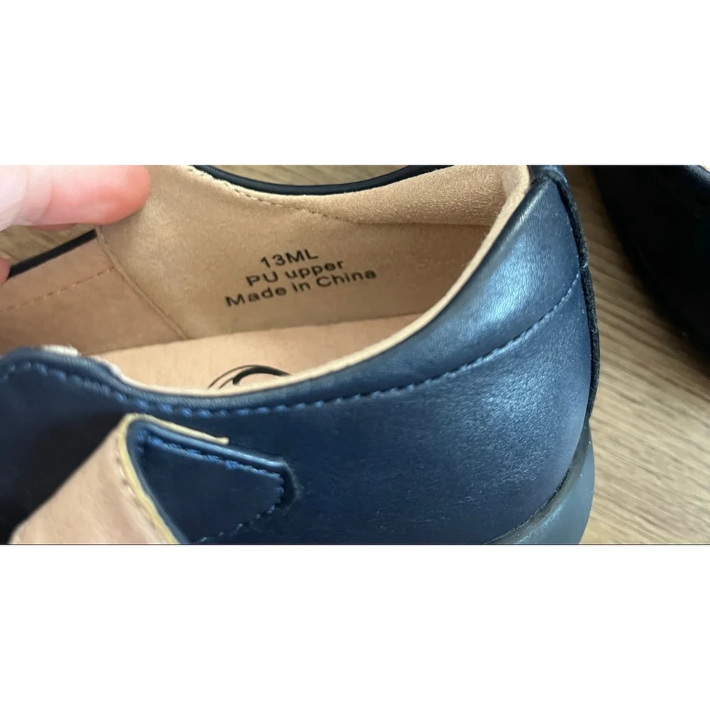 Stelle navy blue girls Mary Jane shoes size 13